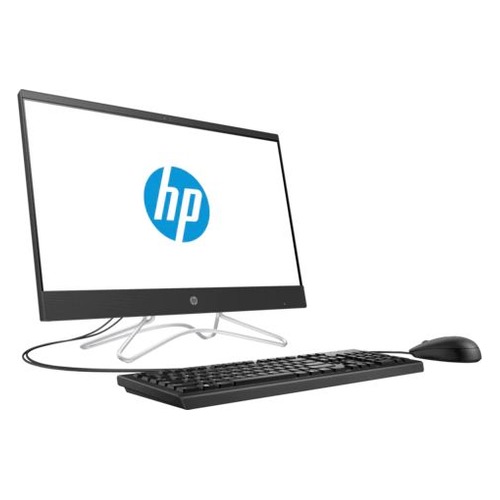 Моноблок HP 200 G3, 21.5", Intel Core i3 8130U, 4Гб, 256Гб SSD, Intel UHD Graphics 620, DVD-RW, Windows 10 Professional, черный [3va66ea]