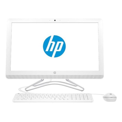 Моноблок HP 200 G3, 21.5", Intel Core i3 8130U, 4Гб, 1000Гб, 128Гб SSD, Intel UHD Graphics 620, DVD-RW, Windows 10 Home, белый [3zd32ea]