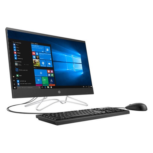 Моноблок HP 200 G3, 21.5", Intel Core i3 8130U, 4Гб, 1000Гб, Intel UHD Graphics 620, DVD-RW, Windows 10 Professional, черный [3va36ea]