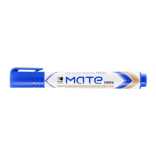 Маркер для досок Deli EU00430 Mate скошенный пиш. наконечник 2-5мм синий 10 шт./кор.