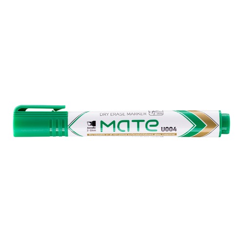 Маркер для досок Deli EU00450 Mate скошенный пиш. наконечник 2-5мм зеленый 10 шт./кор.
