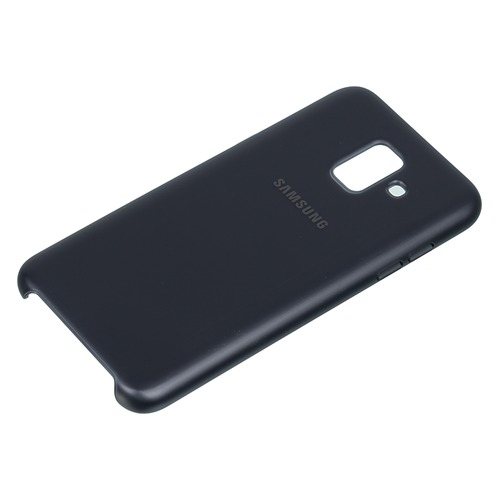 Чехол (клип-кейс) SAMSUNG Dual Layer Cover, для Samsung Galaxy A6 (2018), черный [ef-pa600cbegru]