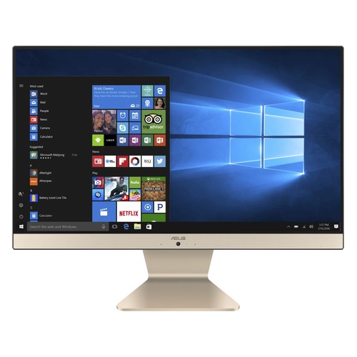 Моноблок ASUS V222GAK-BA077T, 21.5", Intel Celeron J4005, 4Гб, 500Гб, Intel UHD Graphics 600, Windows 10, черный [90pt0211-m01390]