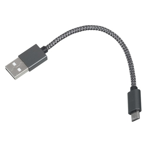 Кабель GINZZU GC-151B, micro USB B (m), USB A(m), 0.15м, черный