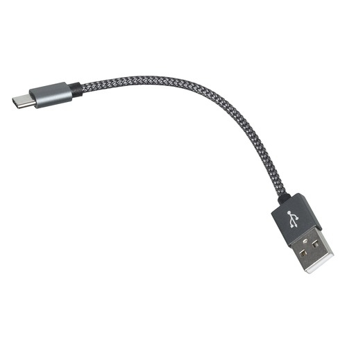 Кабель GINZZU GC-152B, USB Type-C (m), USB A(m), 0.25м, черный