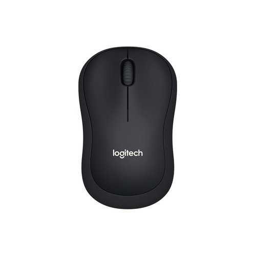 Мышь LOGITECH B220, оптическая, беспроводная, USB, черный [910-004881]