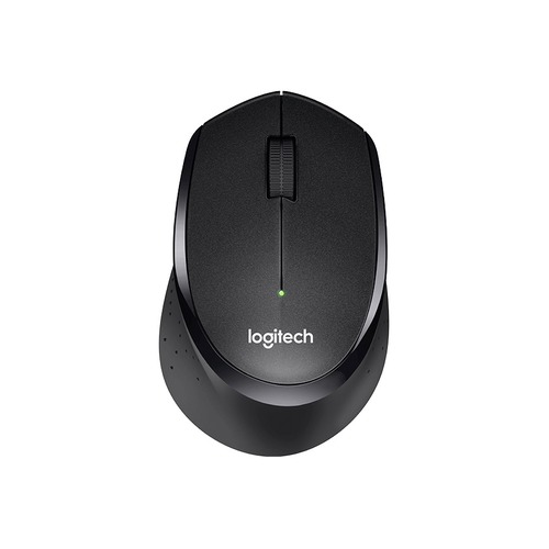 Мышь LOGITECH B330 Silent Plus, оптическая, беспроводная, USB, черный [910-004913]