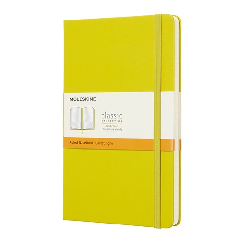 Блокнот Moleskine CLASSIC Large 130х210мм 240стр. линейка твердая обложка желтый 6 шт./кор.