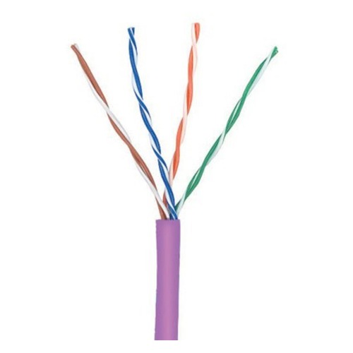 Кабель информ. Lanmaster (TWT-5EUTP-NGLS) кат.5е U/UTP 4X2X24AWG PVC внутр. 305м фиол.