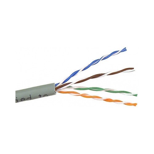 Кабель информ. Lanmaster (TWT-5EUTP/100-GY) кат.5е U/UTP 4X2X24AWG PVC внутр. 100м сер.