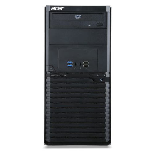 Компьютер ACER Veriton M2640G, Intel Pentium G4560, DDR4 4Гб, 500Гб, Intel HD Graphics 610, DVD-RW, Free DOS, черный [dt.vpper.141]