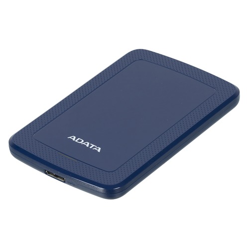 Внешний жесткий диск A-DATA HV300, 2Тб, синий [ahv300-2tu31-cbl]