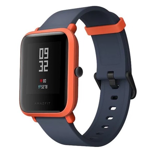 Смарт-часы XIAOMI Amazfit Bip, 1.28", оранжевый / синий [uyg4022rt]