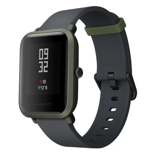 Смарт-часы XIAOMI Amazfit Bip, 1.28", зеленый / серый [uyg4023rt]