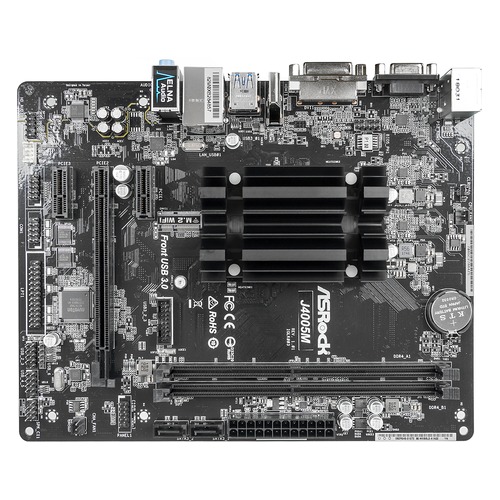 Материнская плата ASROCK J4005M, mATX, Ret