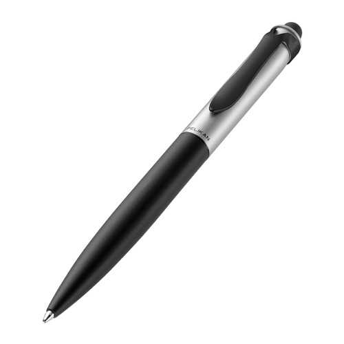 Ручка шариковая Pelikan Stola 2 (PL929687) черный матовый/серебристый матовый подар.кор.