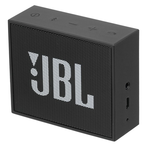 Портативная колонка JBL GO 2, 3Вт, черный [jblgo2blk]