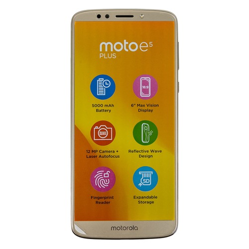 Смартфон MOTOROLA E5+ XT1924-1, золотистый