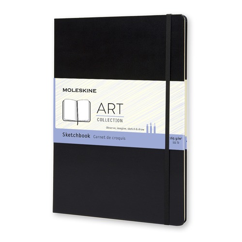 Блокнот для рисования Moleskine CLASSIC Sketchbook A4 96стр. твердая обложка черный 6 шт./кор.