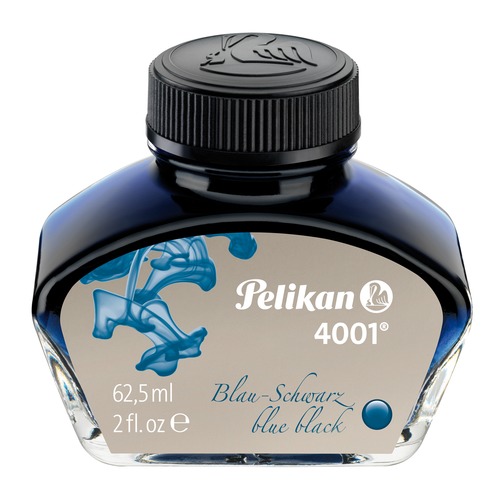 Флакон с чернилами Pelikan INK 4001 76 (PL329151) Blue-Black чернила 62.5мл для ручек перьевых