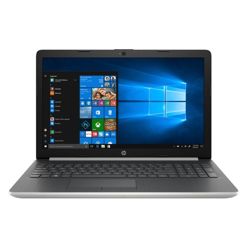 Ноутбук HP 15-da0195ur, 15.6", Intel Core i3 7020U 2.3ГГц, 4Гб, 16Гб Intel Optane, 1000Гб, nVidia GeForce Mx110 - 2048 Мб, Windows 10, 4AZ41EA, серебристый