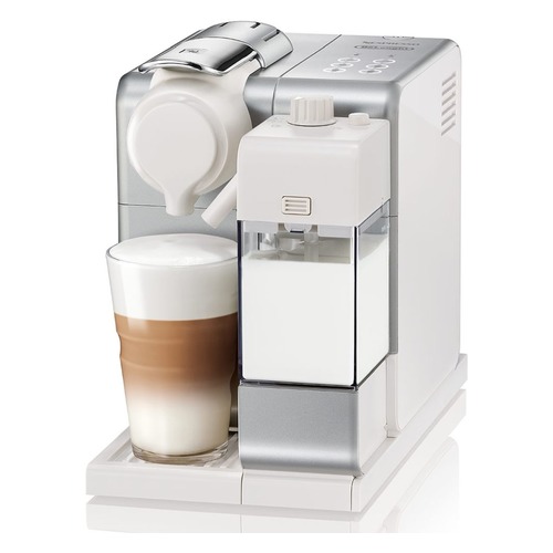 Капсульная кофеварка DELONGHI Nespresso Latissima Touch EN560, 1300Вт, цвет: серебристый [0132193309]