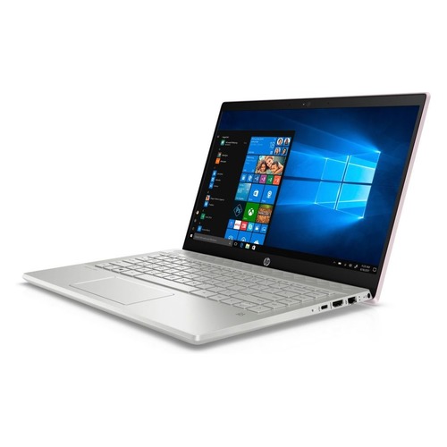 Ноутбук HP 14-ce0010ur, 14", IPS, Intel Core i5 8250U 1.6ГГц, 4Гб, 16Гб Intel Optane, 1000Гб, nVidia GeForce Mx130 - 2048 Мб, Windows 10, 4HB67EA, розовый