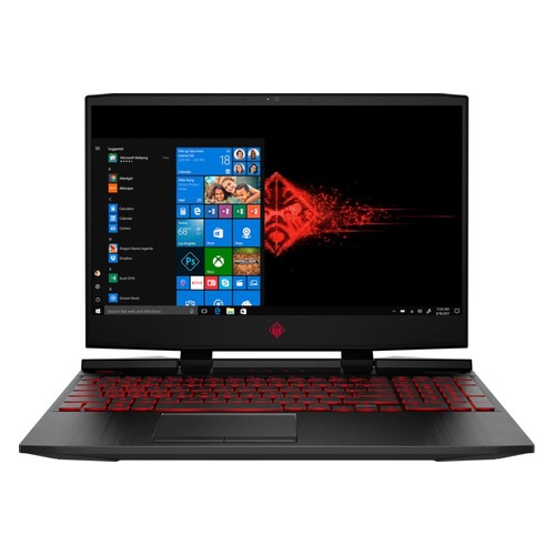 Ноутбук HP Omen 15-dc0013ur, 15.6", IPS, Intel Core i7 8750H 2.2ГГц, 8Гб, 1000Гб, 128Гб SSD, nVidia GeForce GTX 1050 - 2048 Мб, Windows 10, 4GZ28EA, черный