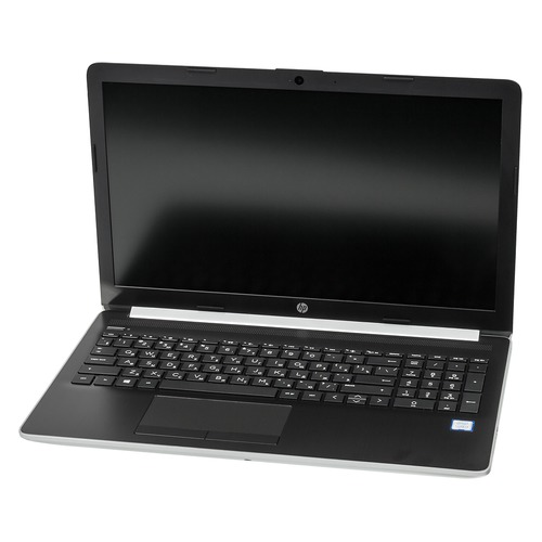 Ноутбук HP 15-da0074ur, 15.6", Intel Core i3 7020U 2.3ГГц, 4Гб, 500Гб, Intel HD Graphics 620, Windows 10, 4KH10EA, серебристый