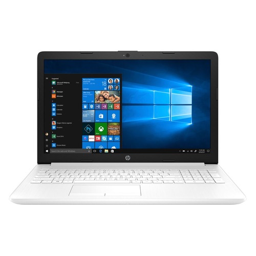 Ноутбук HP 15-da0089ur, 15.6", Intel Core i3 7020U 2.3ГГц, 4Гб, 500Гб, nVidia GeForce Mx110 - 2048 Мб, Windows 10, 4KH99EA, белый