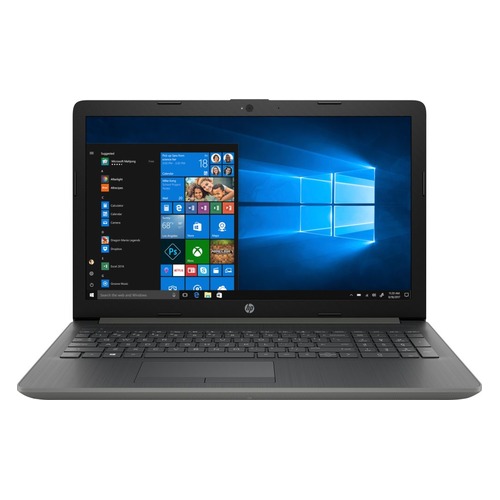 Ноутбук HP 15-da0083ur, 15.6", Intel Core i3 7020U 2.3ГГц, 4Гб, 500Гб, nVidia GeForce Mx110 - 2048 Мб, Windows 10, 4KC73EA, серый