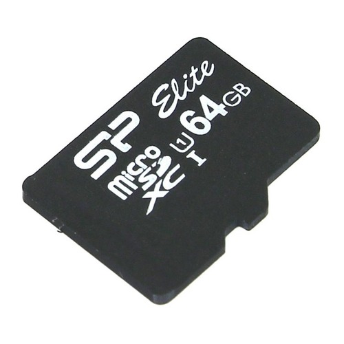 Карта памяти microSDXC UHS-I SILICON POWER 64 ГБ, 85 МБ/с, Class 10, SP064GBSTXBU1V10, 1 шт.