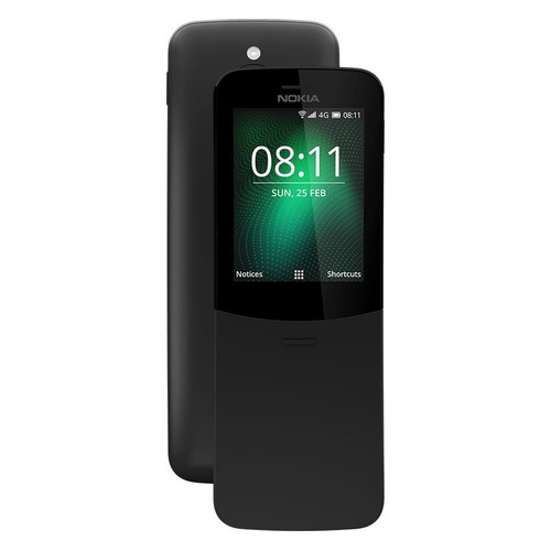 Мобильный телефон NOKIA 8110 Dual Sim, черный