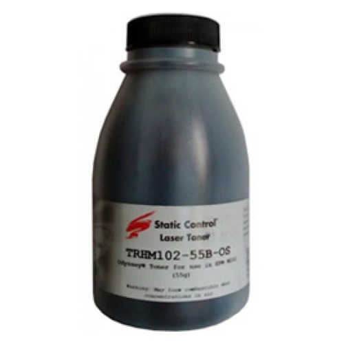 Тонер STATIC CONTROL TRHM102-55B-OS, для HP LJ M104/M132, черный, 55грамм, флакон