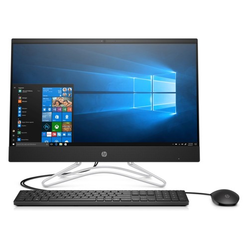 Моноблок HP 24-f0035ur, 23.8", Intel Core i3 8130U, 8Гб, 1000Гб, 128Гб SSD, NVIDIA GeForce GT MX110 - 2048 Мб, Windows 10, черный [4gu67ea]