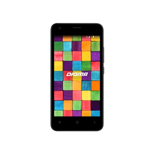 Смартфон DIGMA Argo 3G 8Gb, LINX, черный