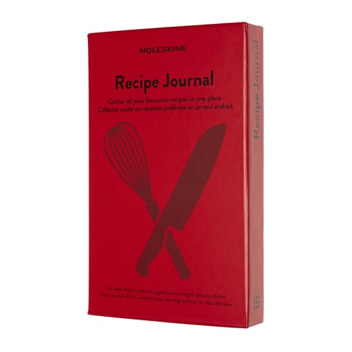 Блокнот Moleskine PASSION Recipe Large 130х210мм 400стр. подар.кор. красный