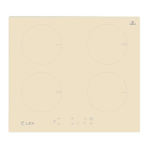Индукционная варочная панель LEX EVI 640-1 IV, индукционная, независимая, слоновая кость