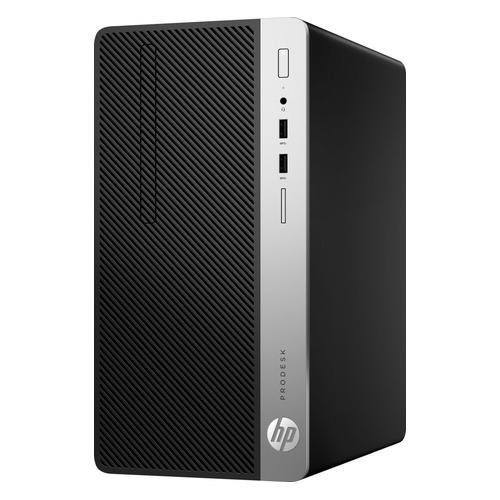 Компьютер HP ProDesk 400 G5, Intel Core i3 8100, DDR4 4Гб, 500Гб, Intel UHD Graphics 630, DVD-RW, Windows 10 Professional, черный [4cz34ea]