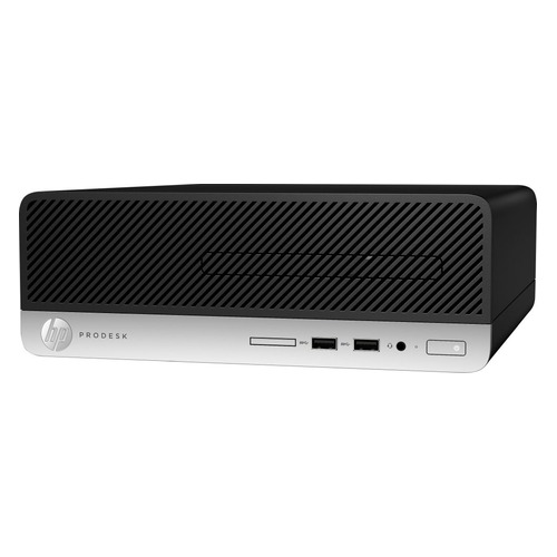 Компьютер HP ProDesk 400 G5, Intel Core i3 8100, DDR4 4Гб, 500Гб, Intel UHD Graphics 630, DVD-RW, Windows 10 Professional, черный [4cz82ea]