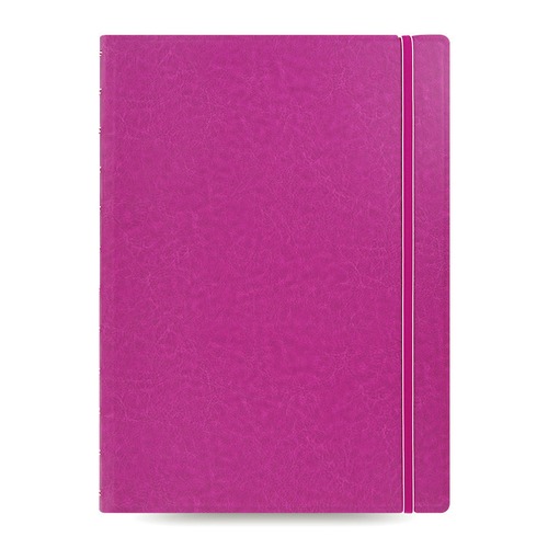 Тетрадь Filofax CLASSIC BRIGHT A4 PU 56л линейка съемные листы спираль двойная фуксия