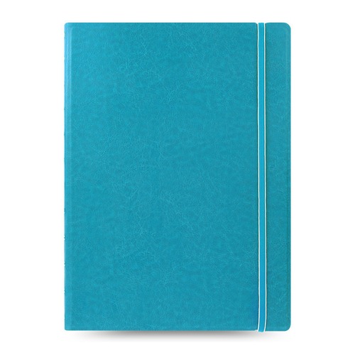 Тетрадь Filofax CLASSIC BRIGHT A4 PU 56л линейка съемные листы спираль двойная бирюзовый