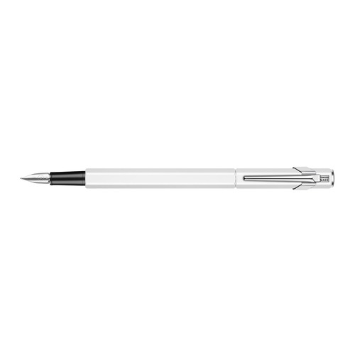 Ручка перьевая Carandache Office 849 Classic (843.001) Laquer White B сталь подар.кор.