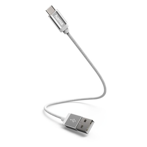 Кабель HAMA USB Type-C (m), USB A(m), 0.2м, белый [00178284]