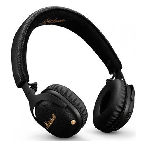 Наушники с микрофоном MARSHALL MID ANC, 3.5 мм/Bluetooth, накладные, черный [mrshlmidblknc04092138]