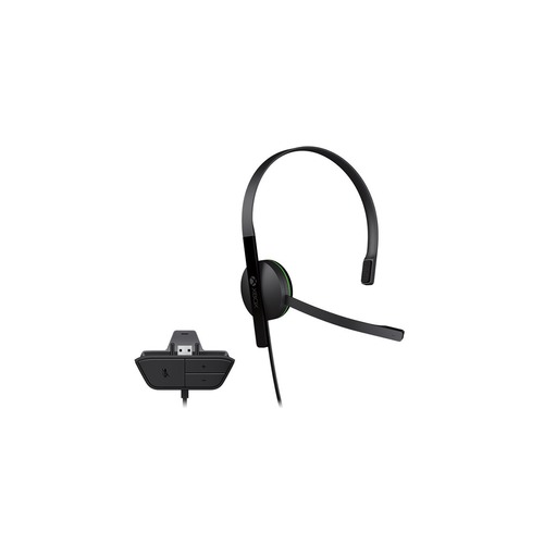 Проводная гарнитура MICROSOFT Chat Headset, для Xbox One, черный [s5v-00015]
