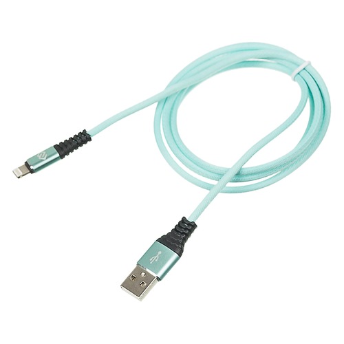 Кабель DIGMA USB A (m), Lightning (m), 1.2м, зеленый