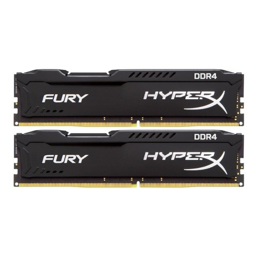 Модуль памяти KINGSTON HyperX FURY Black HX429C17FB2K2/16 DDR4 - 2x 8Гб 2933, DIMM, Ret