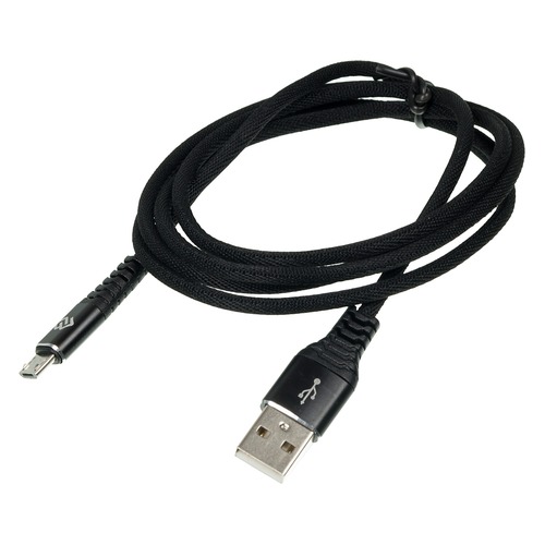 Кабель DIGMA USB A (m), micro USB B (m), 1.2м, черный