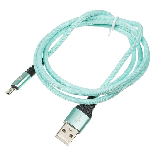 Кабель DIGMA USB A (m), micro USB B (m), 1.2м, зеленый
